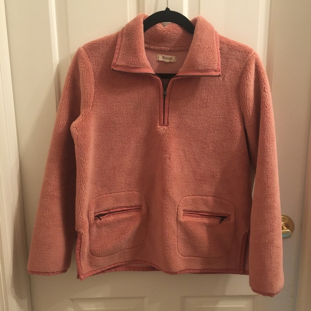 Madewell Sherpa Popover Jacket